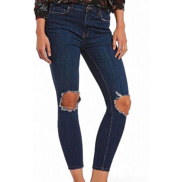 Free People Distressed Hi-Rise Skinny - Women’s 25 - Picture 1 of 11